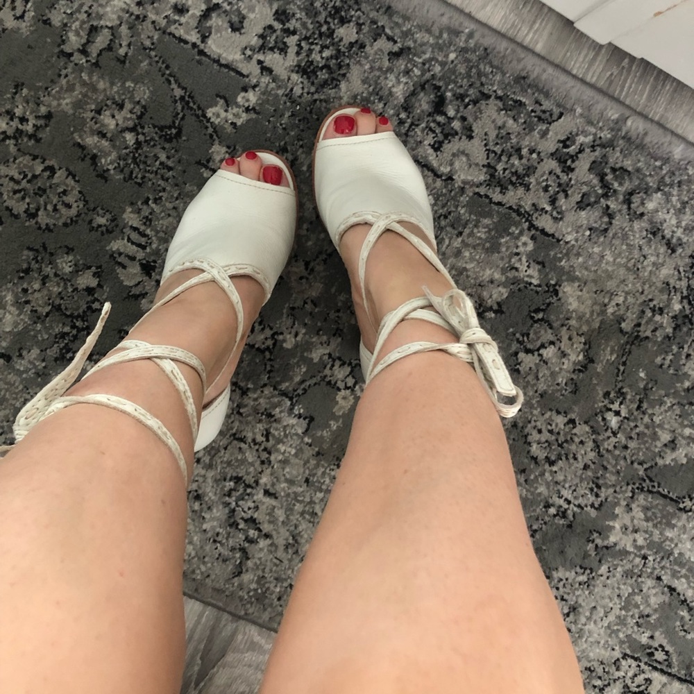 Beautiful lace up heels